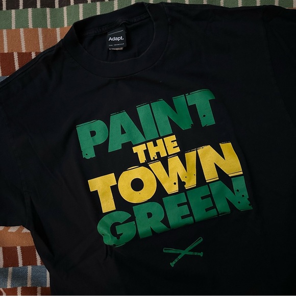 *B2G1F* Oakland A's "Paint The Town Green" Tee - Picture 1 of 4